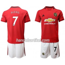 Manchester United Alexis 7 Kinder Heim Trikotsatz 2019/20 Kurzarm (+ Kurze Hosen)